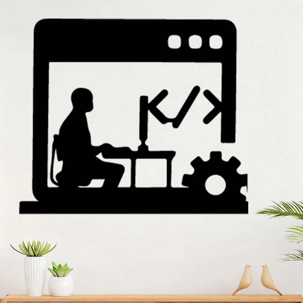 Office Tech Decor - Code Master Metal Wall Art, Programmer