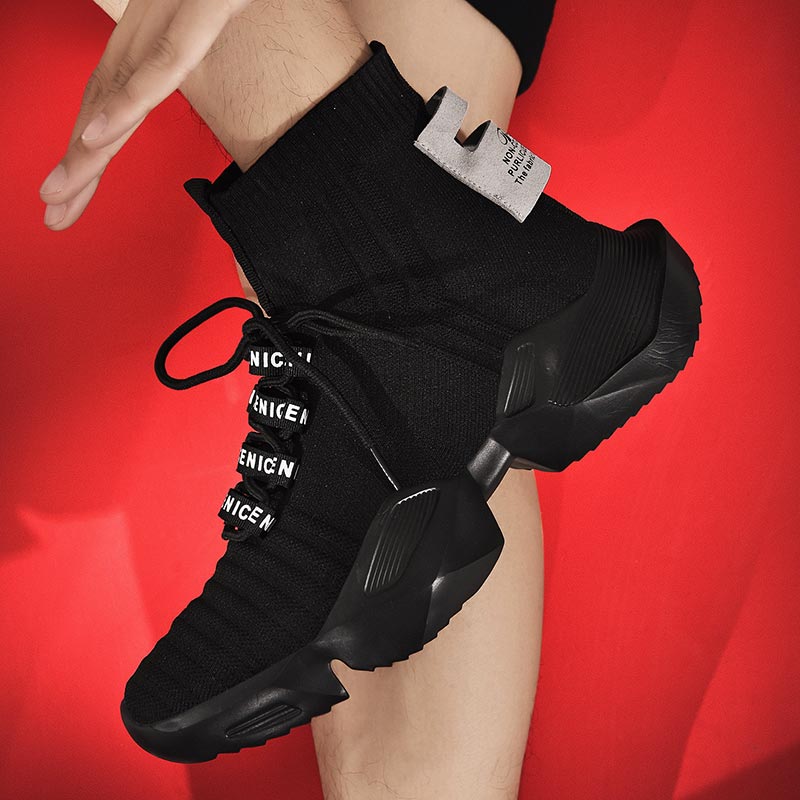 Tech Office Pictures - Plus Size Hightop High-soled Men Sport