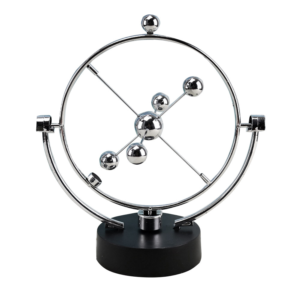 Office Tech Decor - Celestial Perpetual Motion Instrument White Desktop