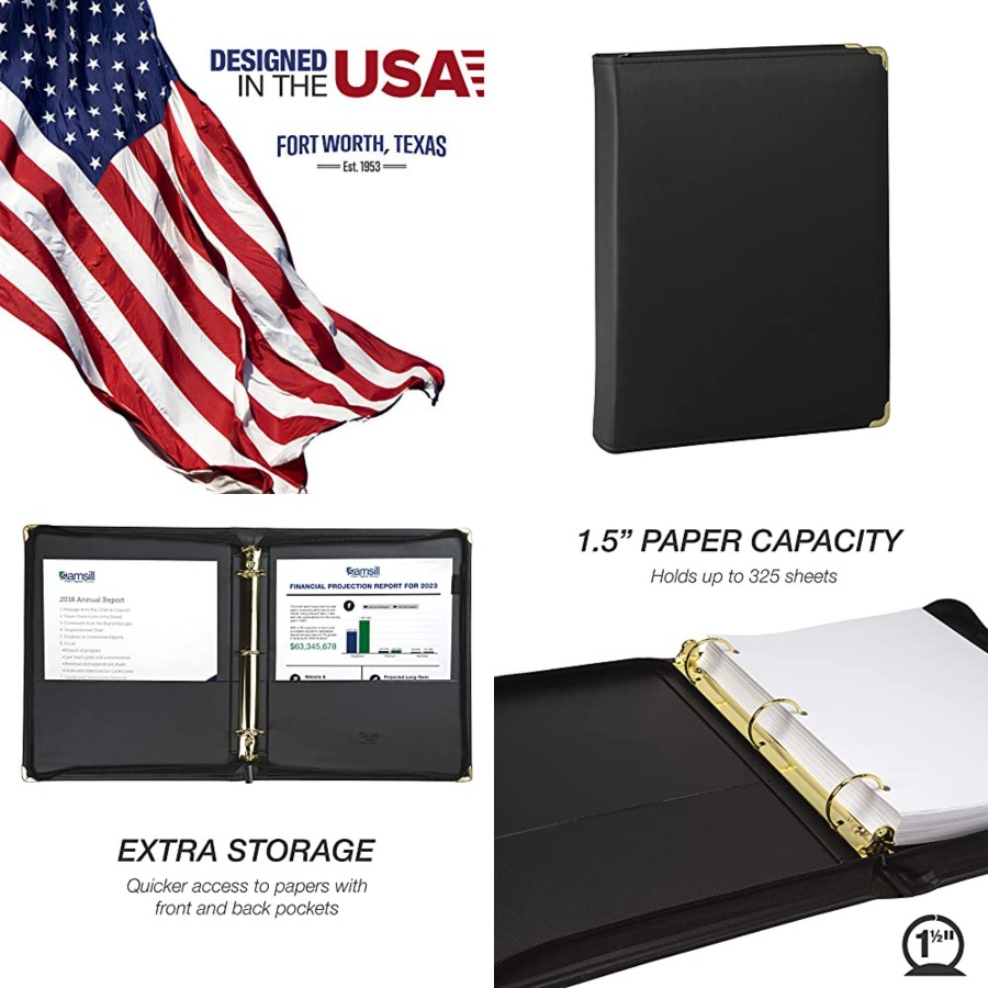 Binding Machine Comb - Collection Leather Binder, ed, Executive Presentation