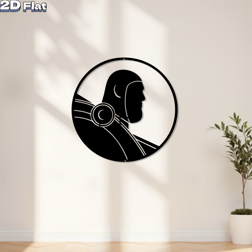 Modern Robot Aluminum Wall Art - مراجعة Office Tech Decor وسعره