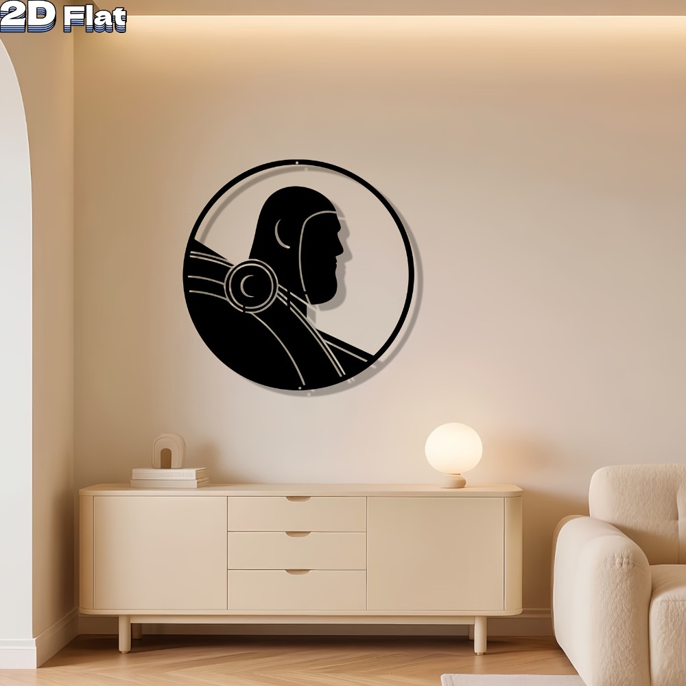 Modern Robot Aluminum Wall Art - مراجعة Office Tech Decor وسعره