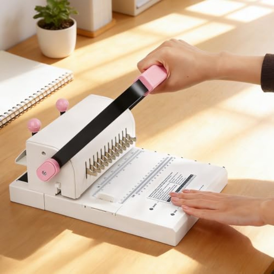 DIY notebooks, albums, journal - مراجعة Binding Machine Comb وسعره