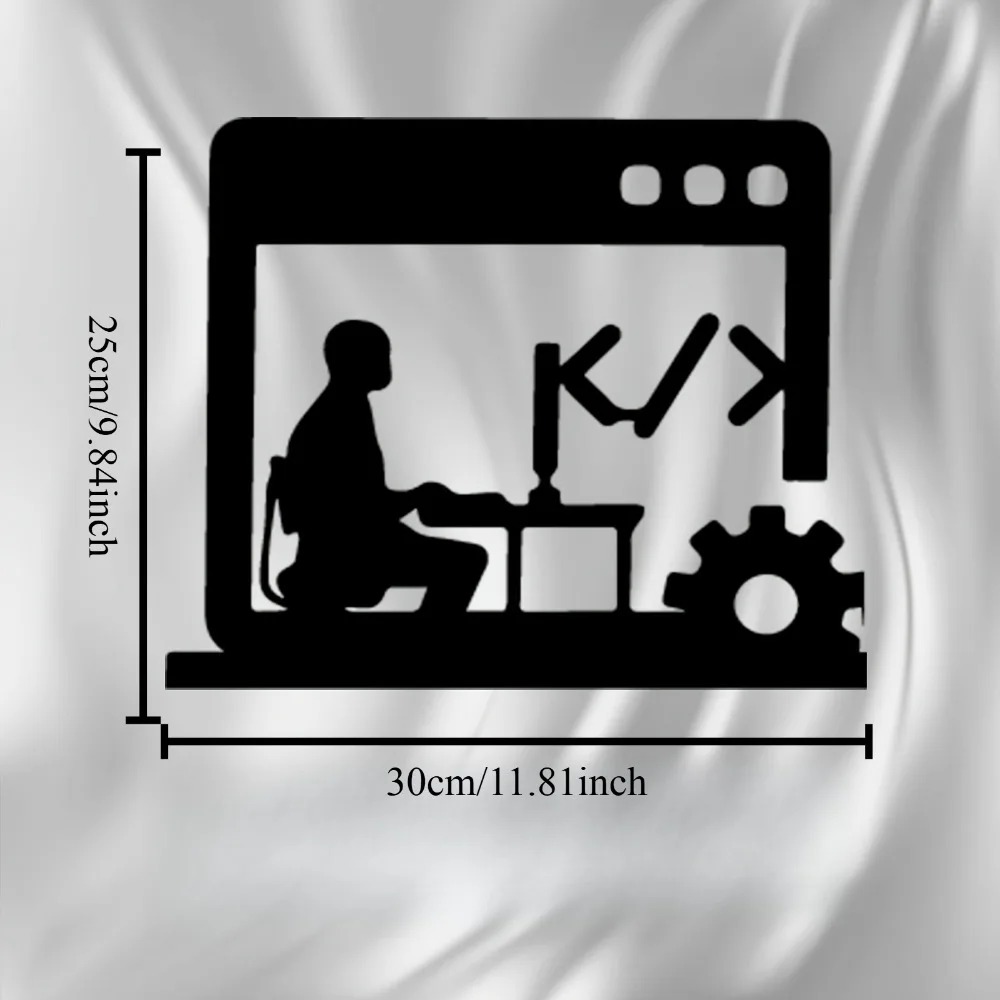 Metal Wall Art Decor Silhouett - مراجعة Office Tech Decor وسعره