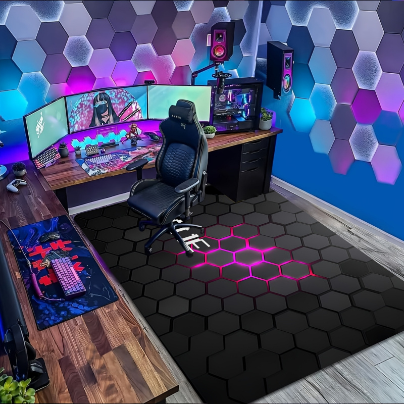 VIKAMA Tech-Style Carpet: Anti - مراجعة Office Tech Decor وسعره