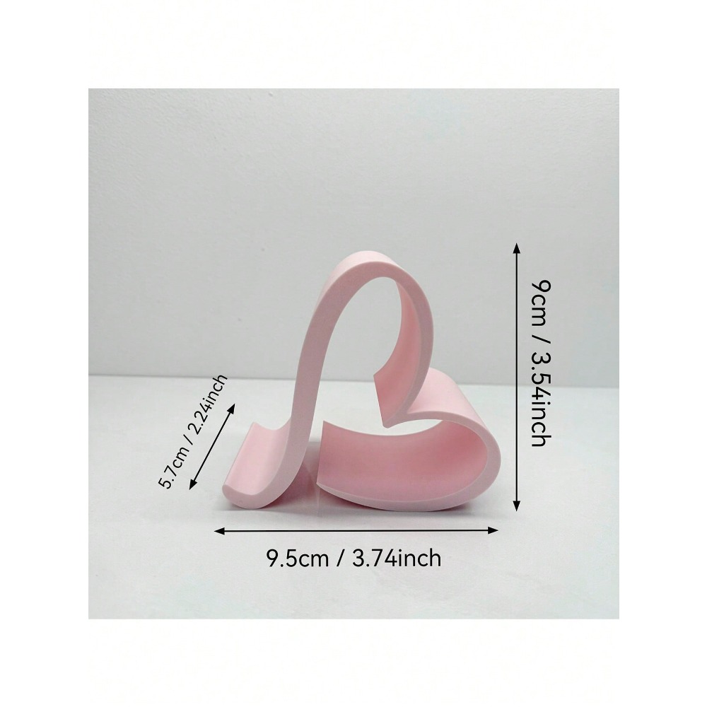 1pc Heart-Shaped Phone Holder  - مراجعة Office Tech Decor وسعره