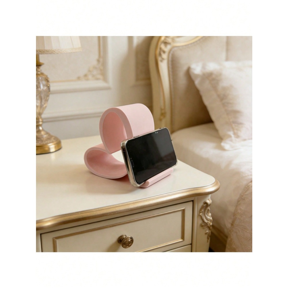 1pc Heart-Shaped Phone Holder  - مراجعة Office Tech Decor وسعره