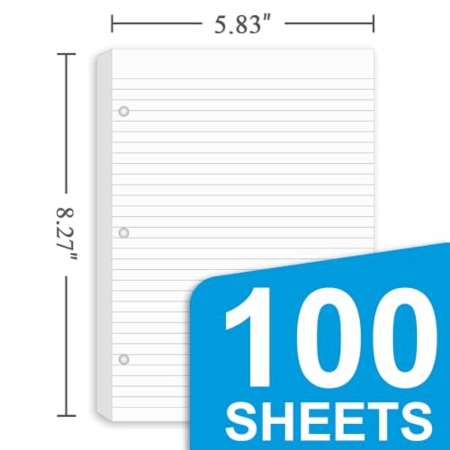3 Pack Half Letter Lined Paper - مراجعة Binding Machine Comb وسعره