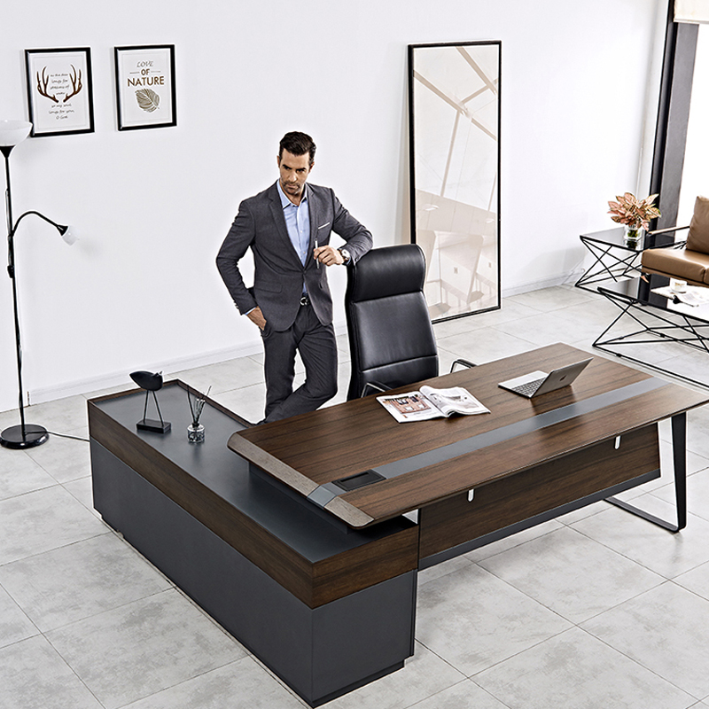 Modern Luxury Wooden Office De - مراجعة Office Tech Desk وسعره
