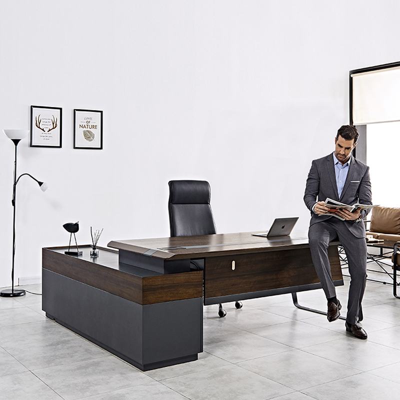 Modern Luxury Wooden Office De - مراجعة Office Tech Desk وسعره