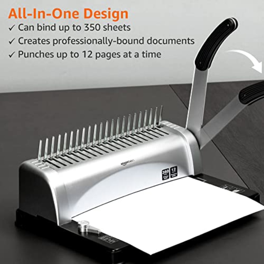 Basics Comb Binding Machine fo - مراجعة Binding Machine Comb وسعره