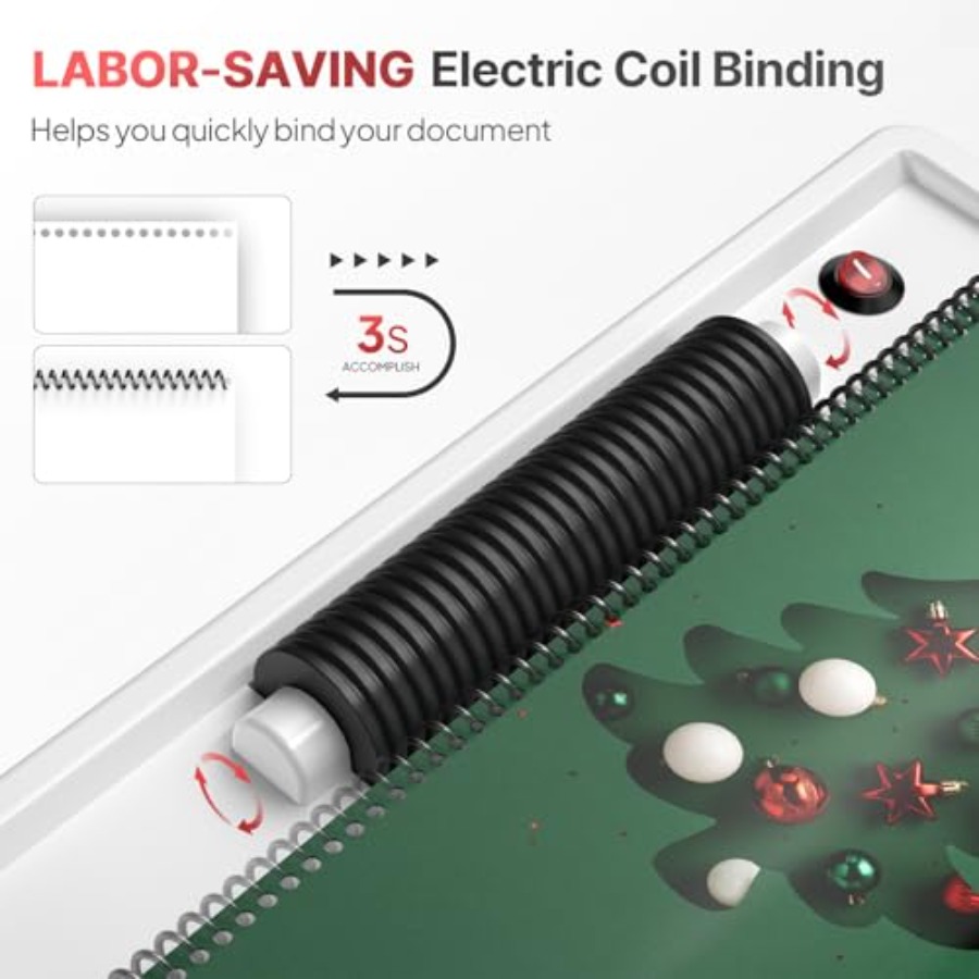 Spiral Coil Binding Machine fo - مراجعة Binding Machine Comb وسعره