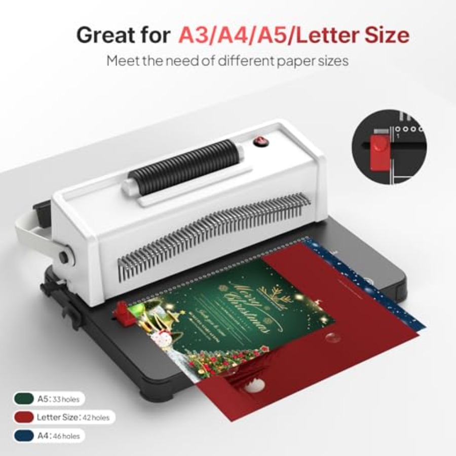 Spiral Coil Binding Machine fo - مراجعة Binding Machine Comb وسعره