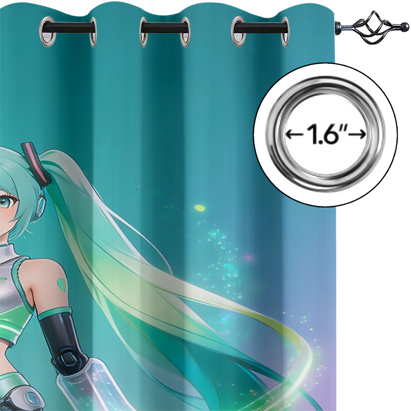 2Pcs Hatsune Miku Futuristic T - مراجعة Office Tech Decor وسعره