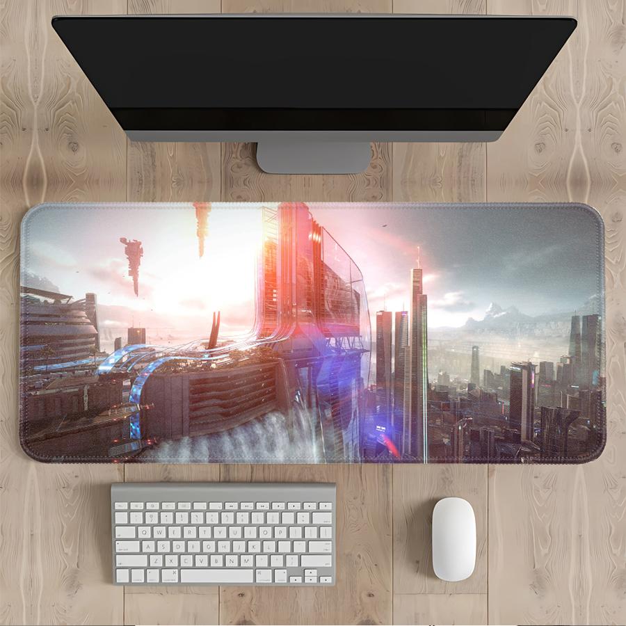 Mouse Pad Desk accessories off - مراجعة Office Tech Desk وسعره