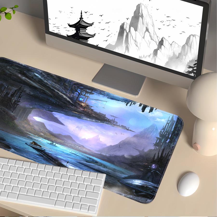 Mouse Pad Desk accessories off - مراجعة Office Tech Desk وسعره