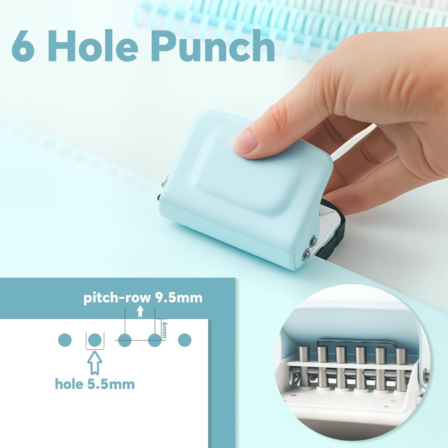 Mini 6-Hole Spiral Binding Mac - مراجعة Binding Machine Comb وسعره