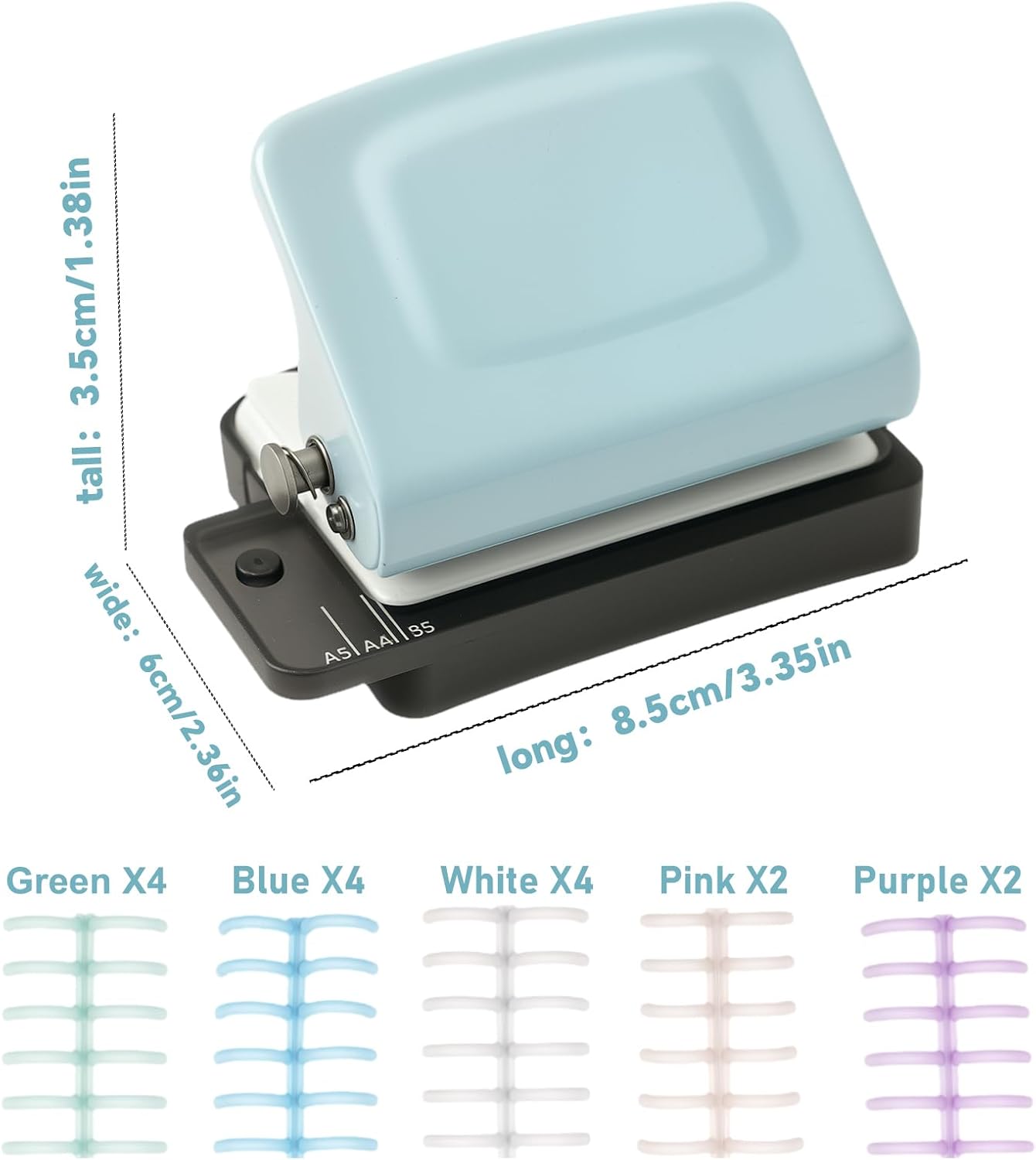 Mini 6-Hole Spiral Binding Mac - مراجعة Binding Machine Comb وسعره