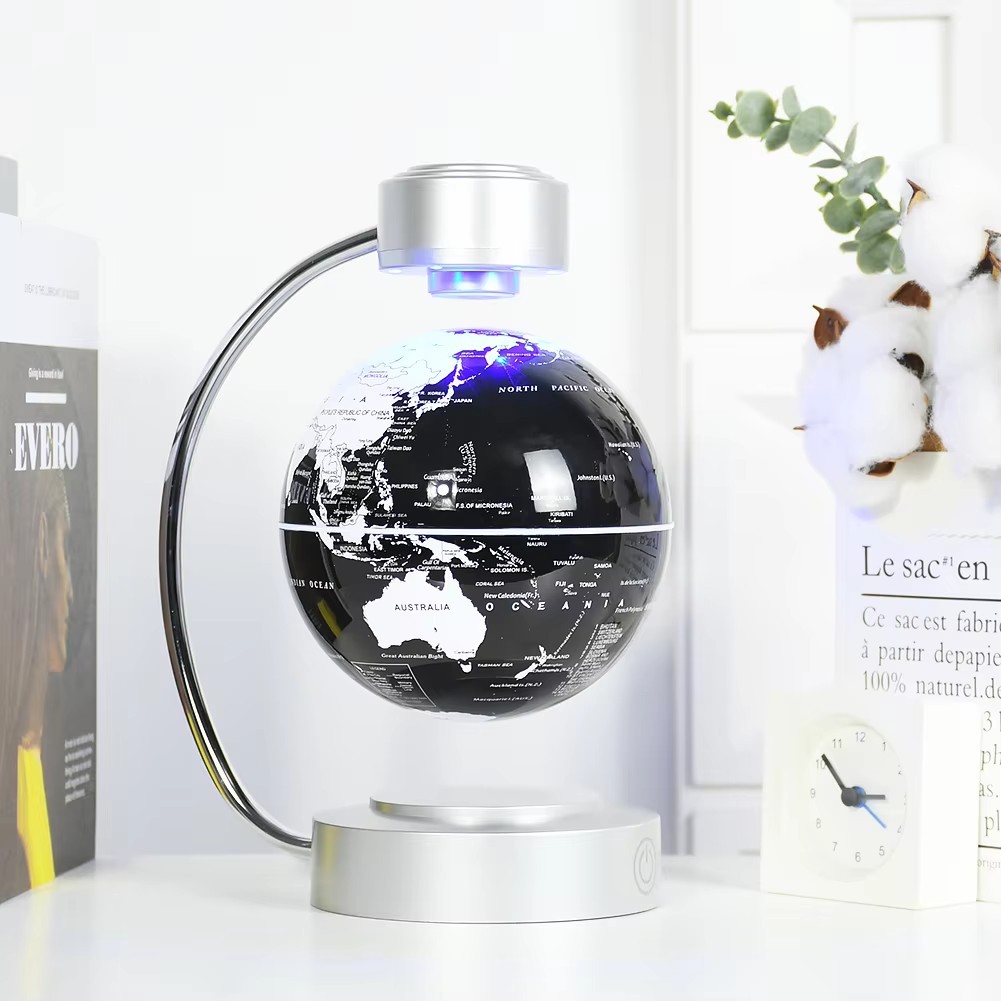 Magnetic Levitation Globe with - مراجعة Office Tech Desk وسعره