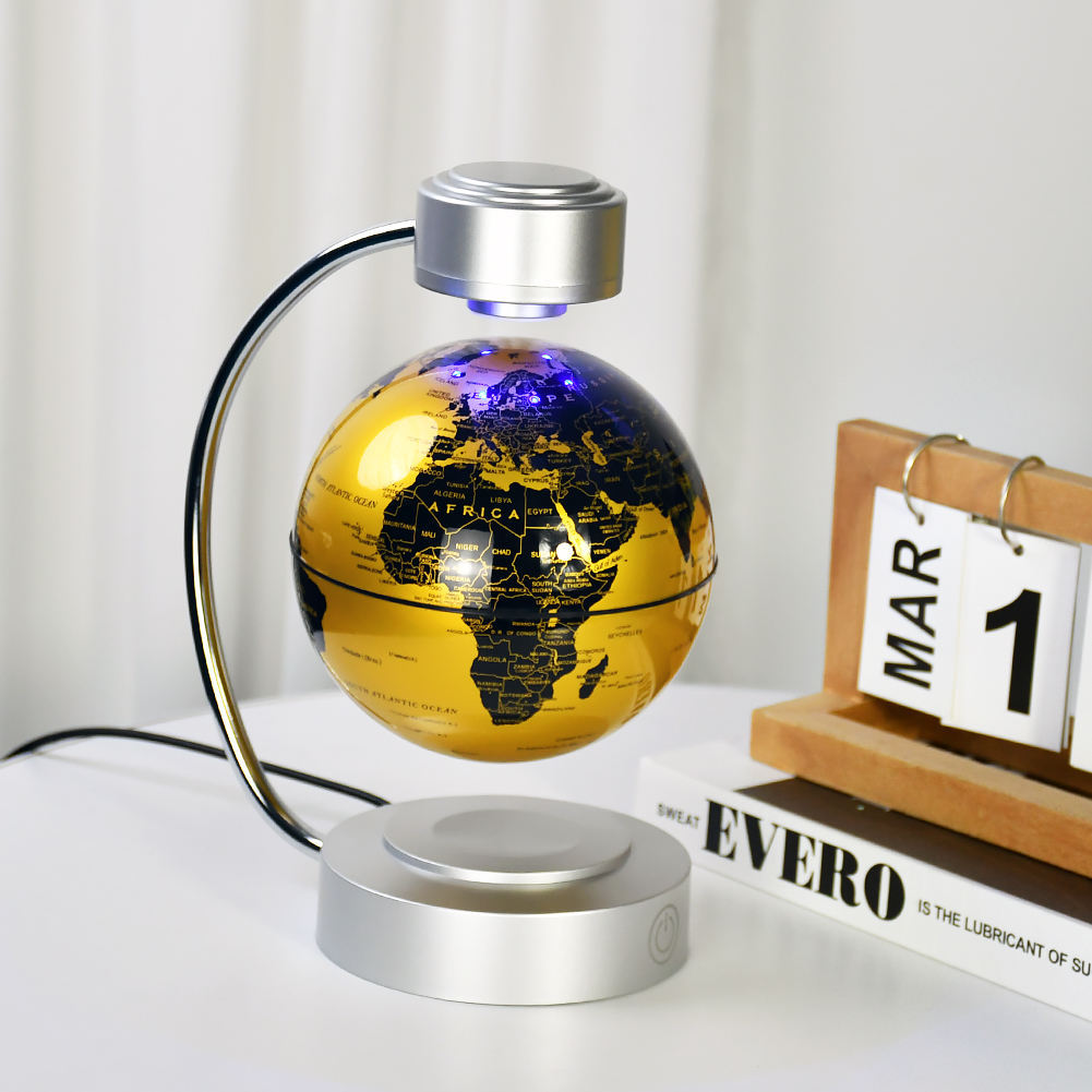Magnetic Levitation Globe with - مراجعة Office Tech Desk وسعره