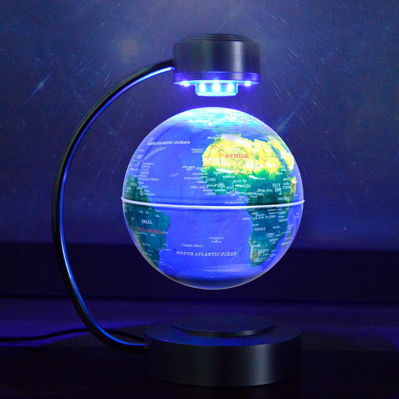 Magnetic Levitation Globe with - مراجعة Office Tech Desk وسعره