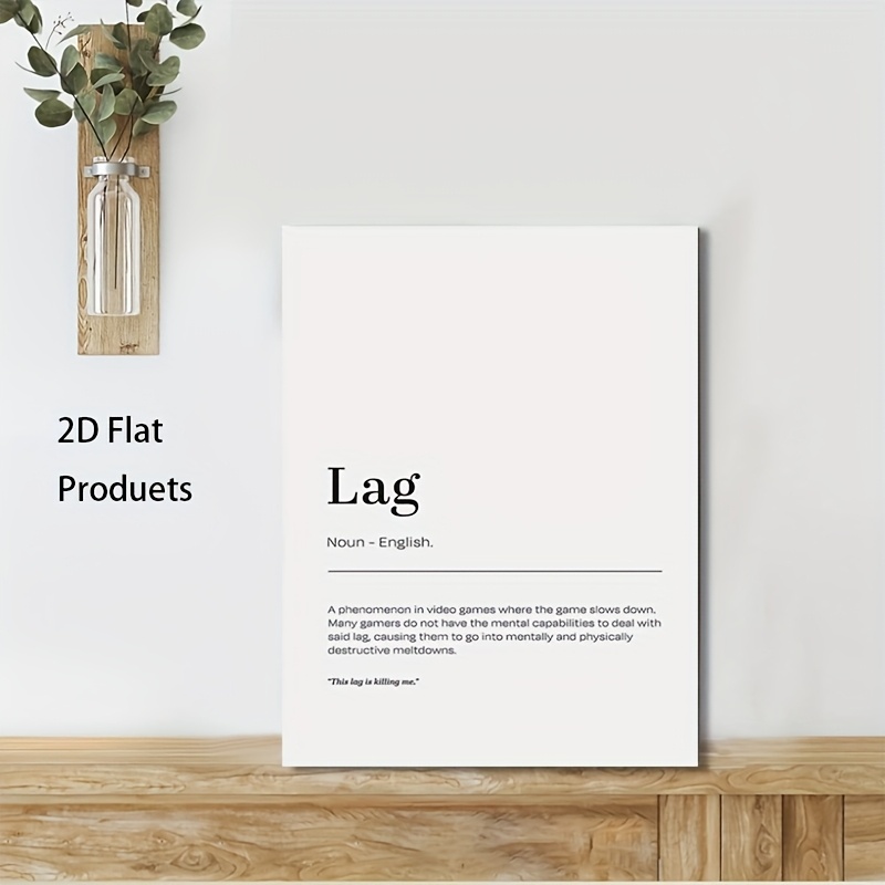 2D Flat, 1pc Minimalist Lag De - مراجعة Office Tech Decor وسعره